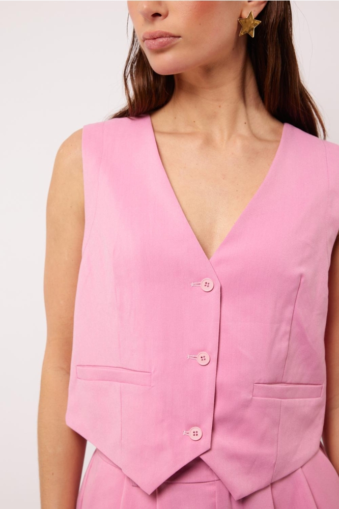 BODI GILET 25ZZF31 228 BLUSH ROSE